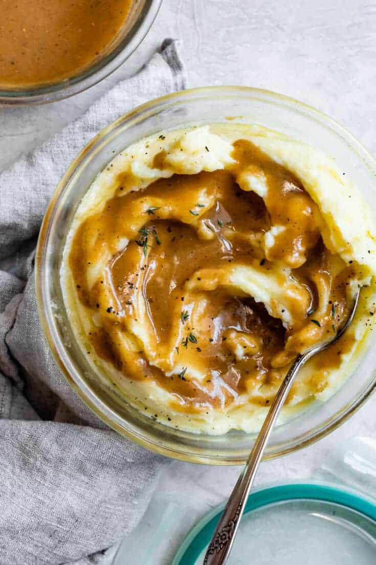 Make Ahead GlutenFree Turkey Gravy Snixy Kitchen