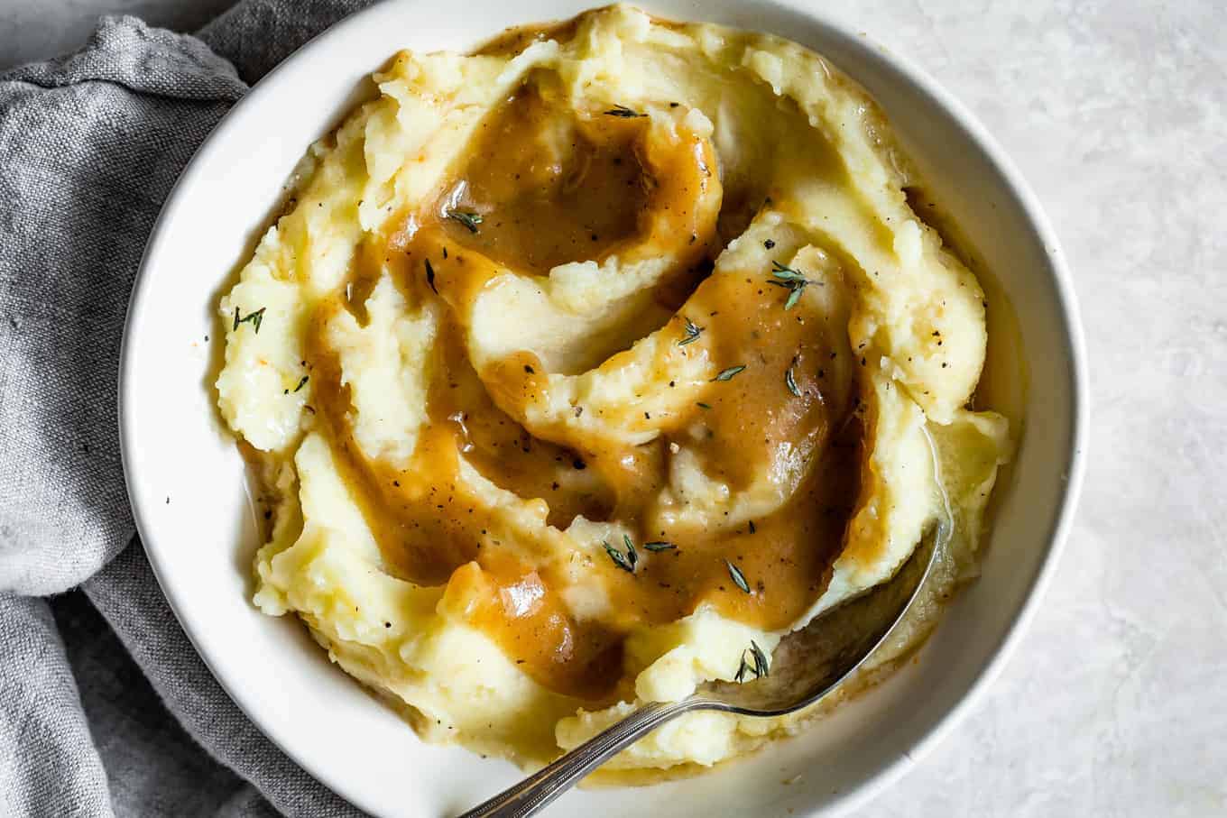 Mashed Potatoes and Gluten-Free Turkey Gravy