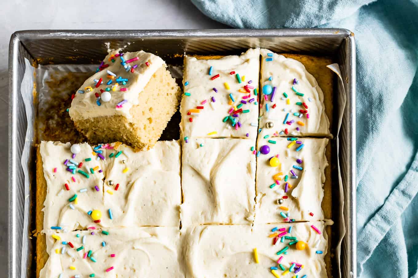 Gluten-Free Vanilla Sheet Cake