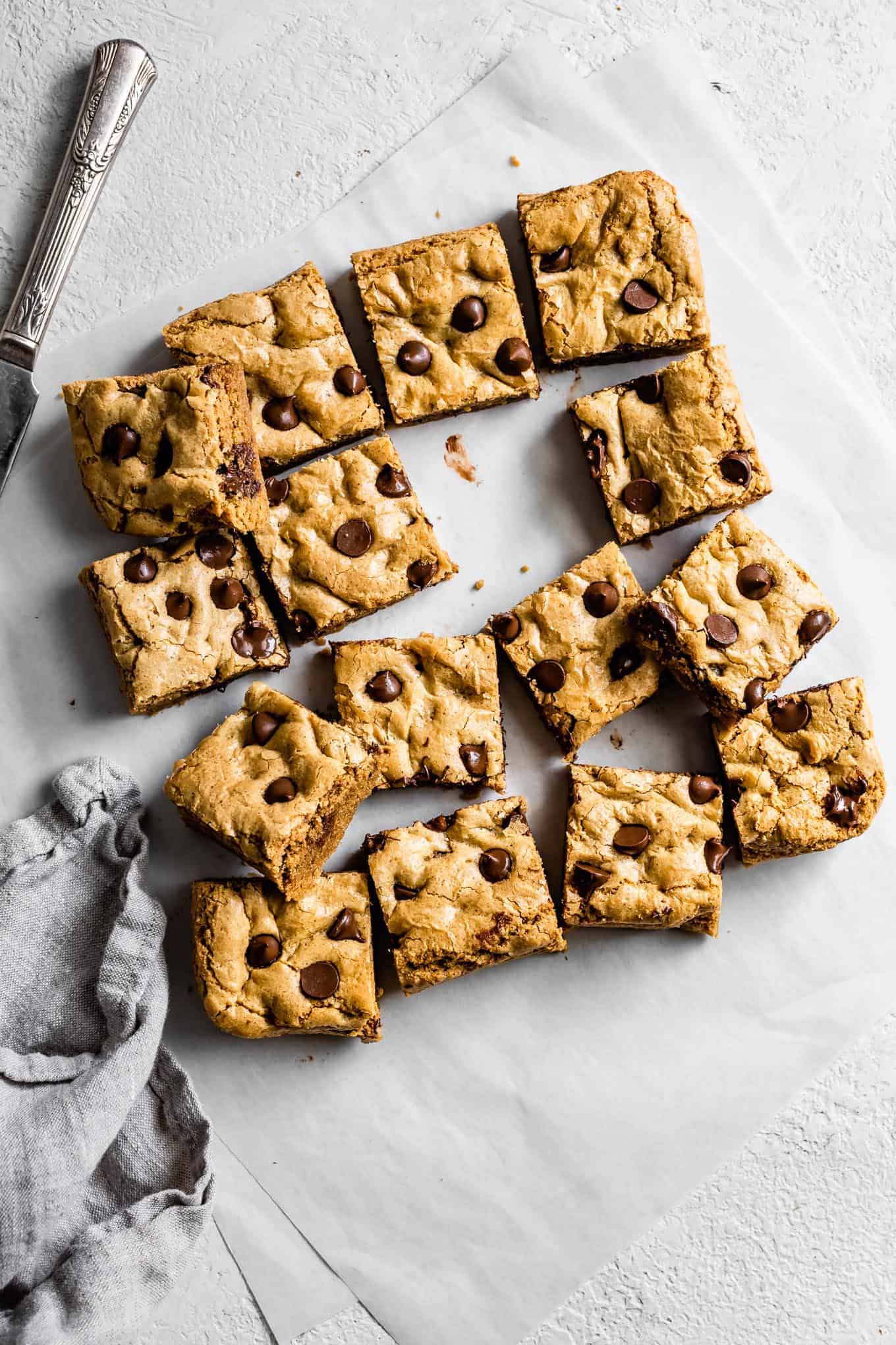 Oat Flour Gluten-Free Chocolate Chip Blondies