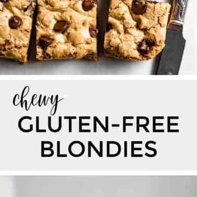 Chewy Gluten-Free Blondies