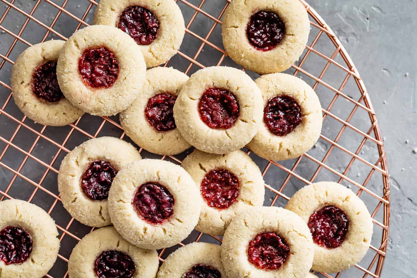 Almond Flour Thumbprint Cookies