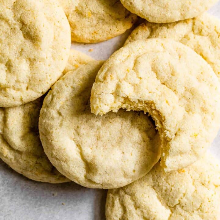 Chewy Gluten-Free Lemon Cookies | Snixy Kitchen