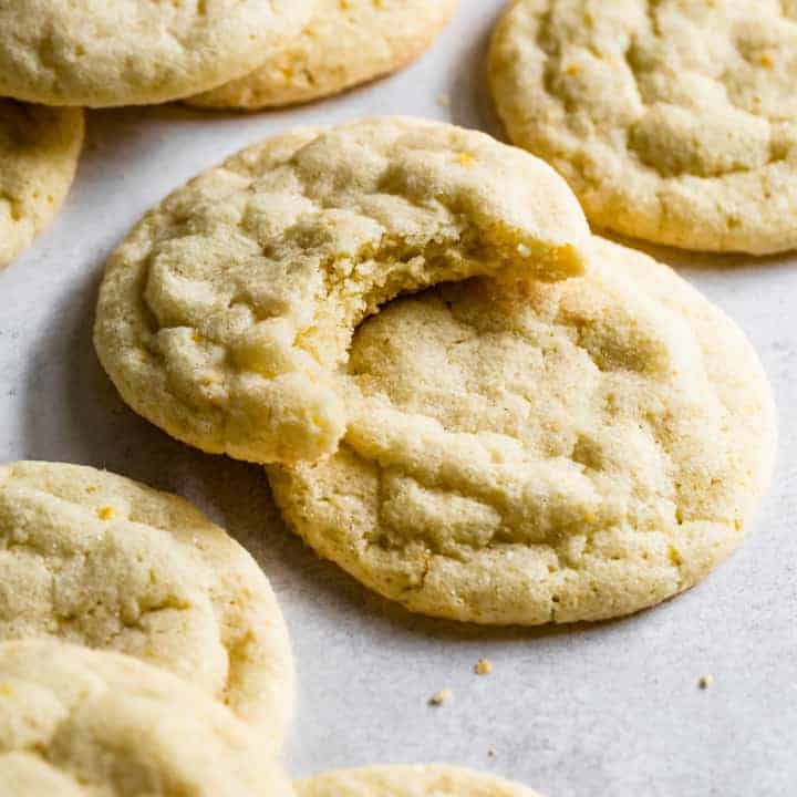 Soft and Chewy Gluten-Free Lemon Cookies