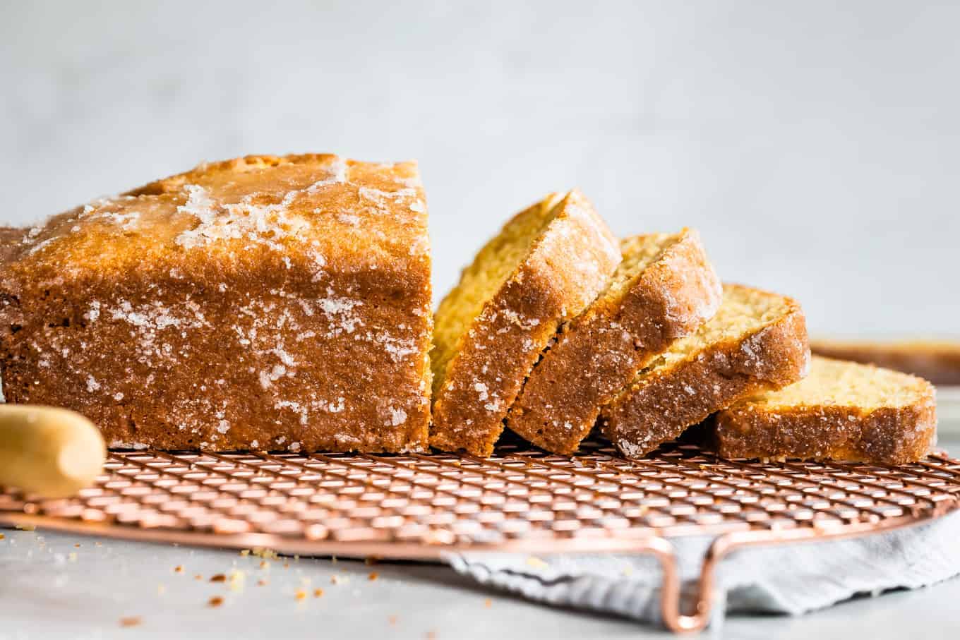 Sliced Gluten-Free Lemon Loaf