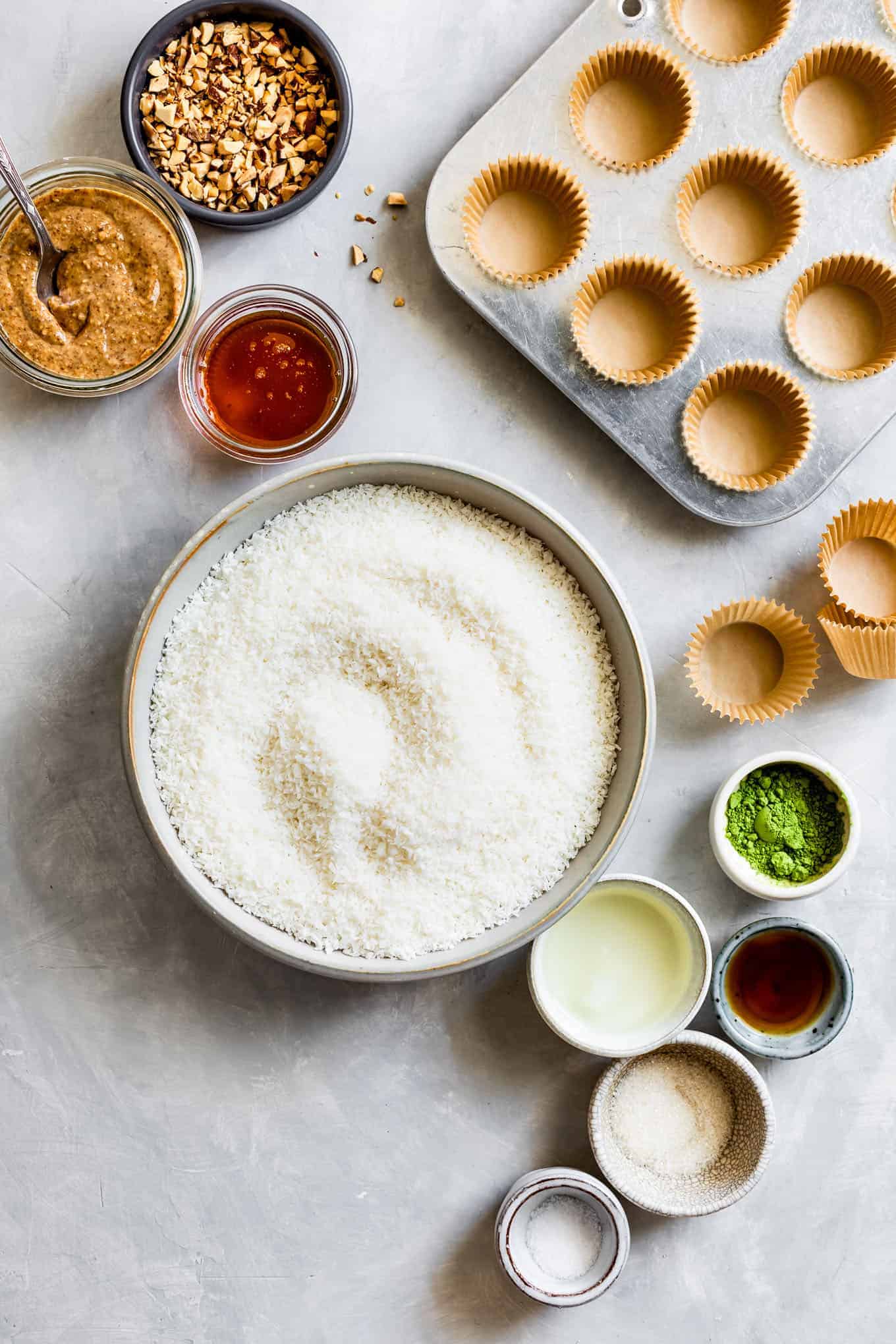 Coconut Butter Cups Ingredients