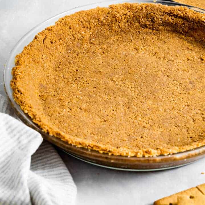 Gluten-Free Graham Cracker Crust in Pie Dish