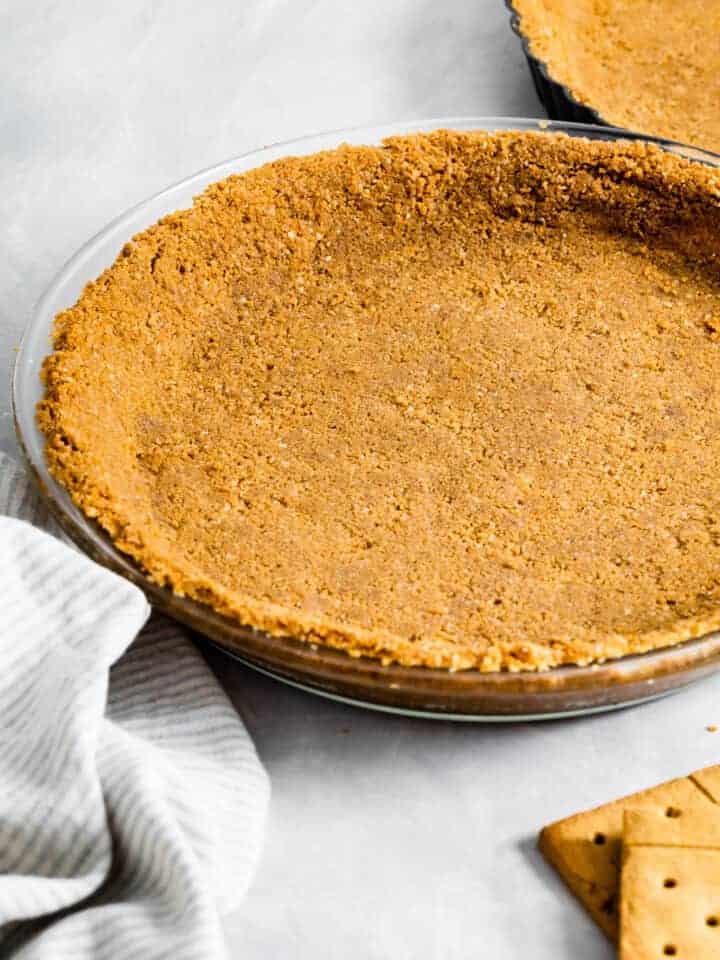 Gluten-Free Graham Cracker Crust in Pie Dish