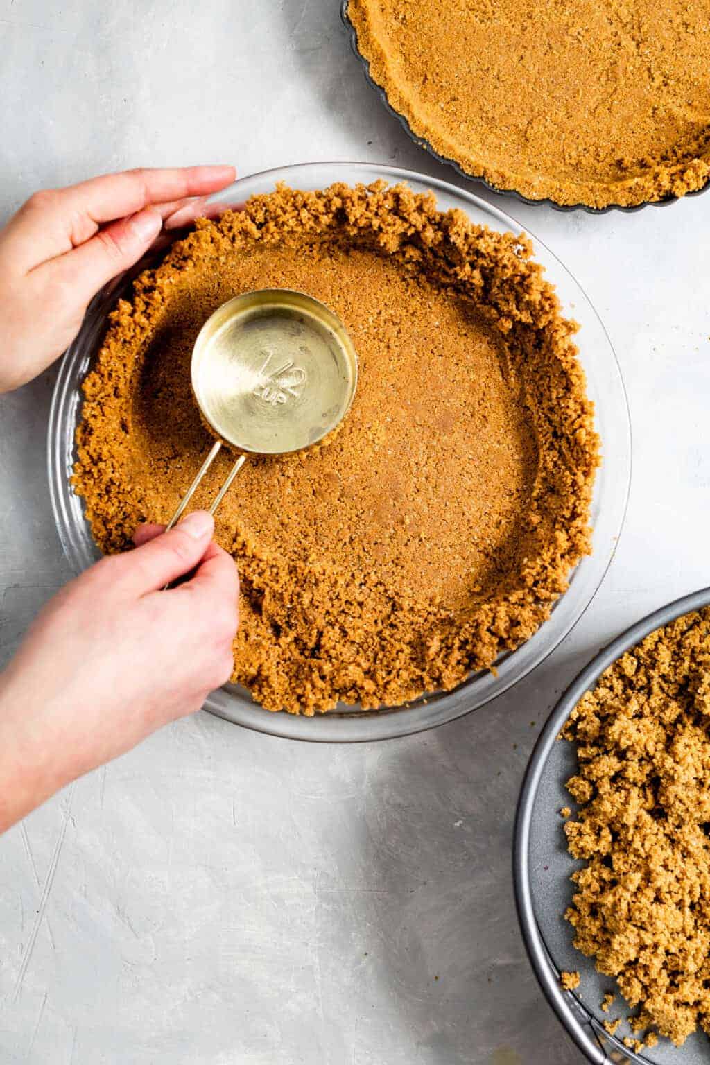 GlutenFree Graham Cracker Crust Snixy Kitchen