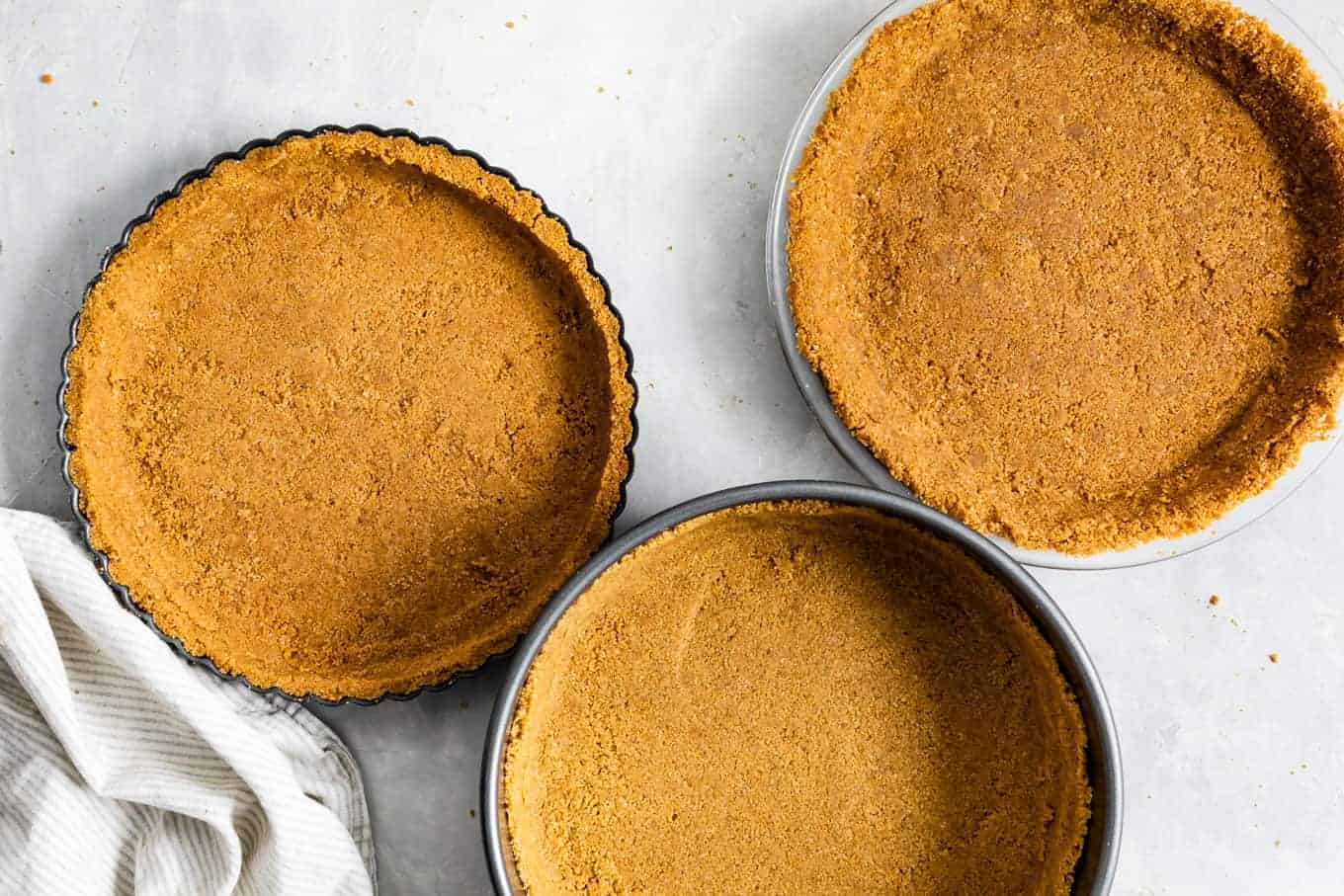 Gluten-Free Graham Cracker Pie Crust, Tart Crust, and Cheesecake Crust