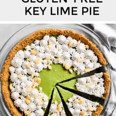 Gluten-Free Key Lime Pie with Matcha