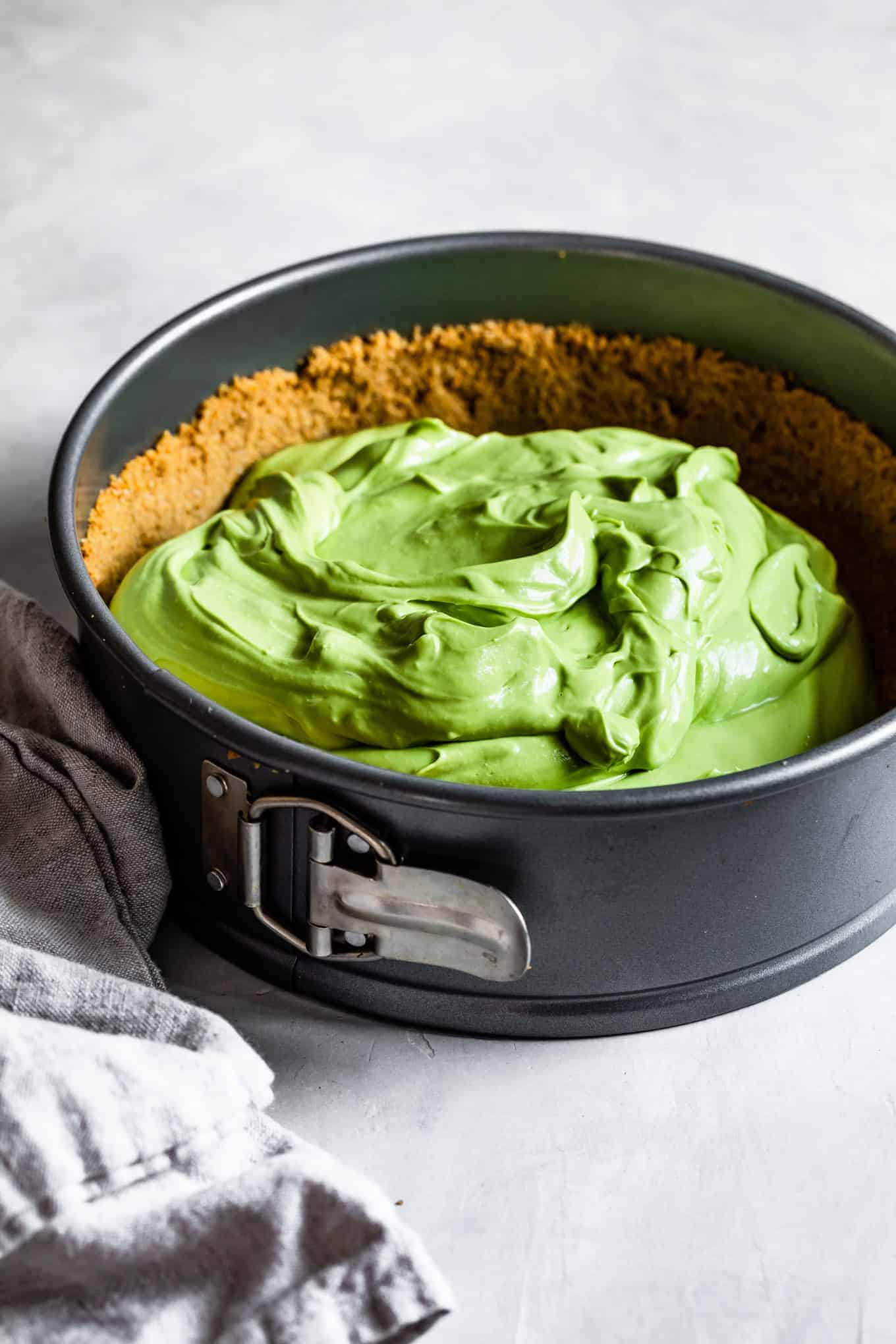 Batter for Matcha Cheesecake