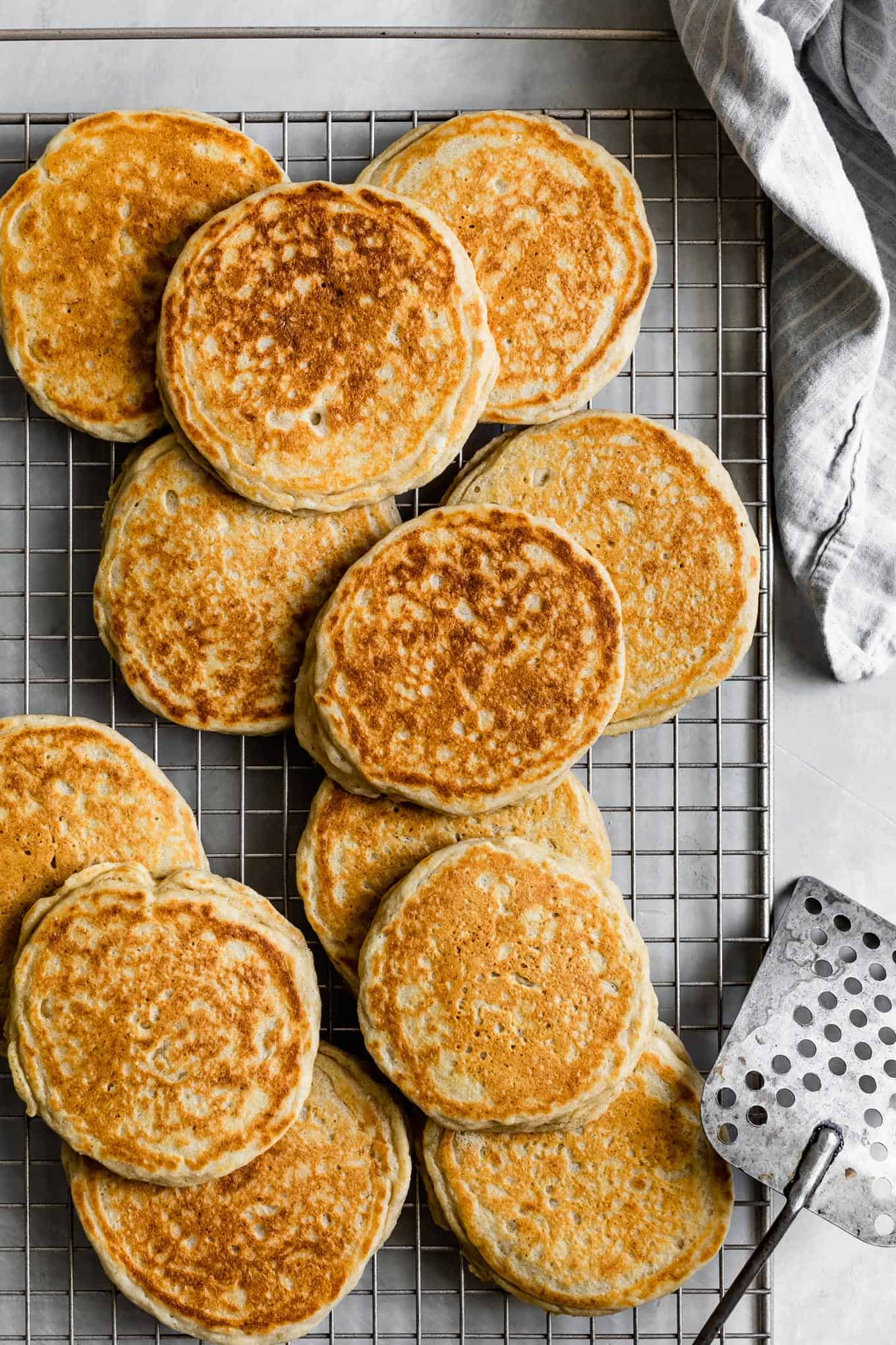 Cooling gluten-free buttermilk pancakes