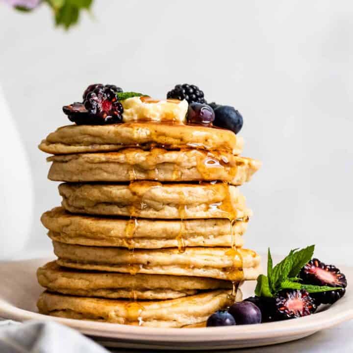 Stack of Fluffy Gluten-Free Pancakes