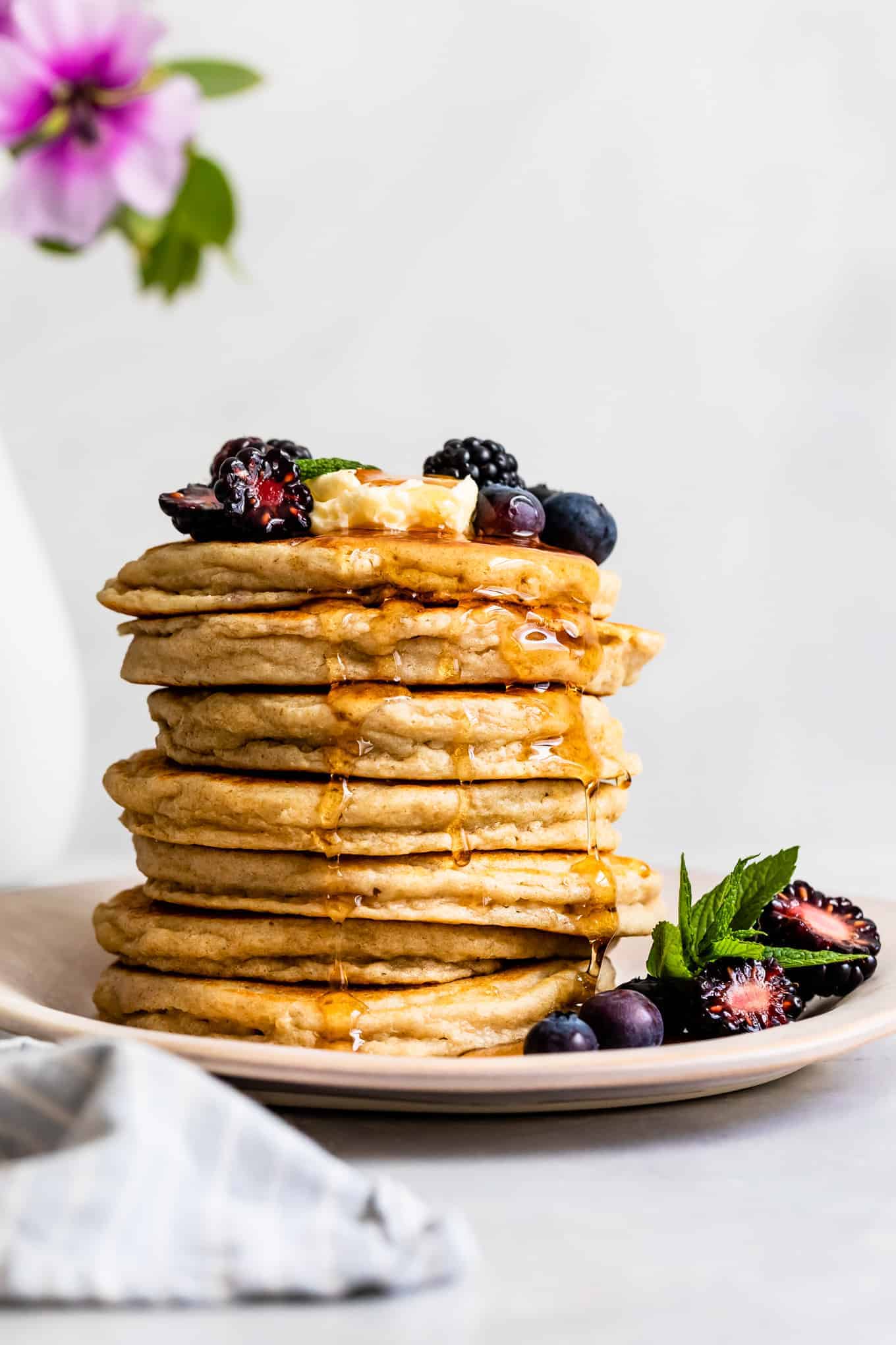 Stack of Fluffy Gluten-Free Pancakes