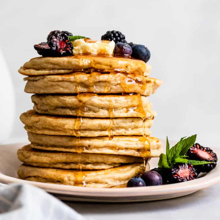 Stack of Fluffy Gluten-Free Pancakes