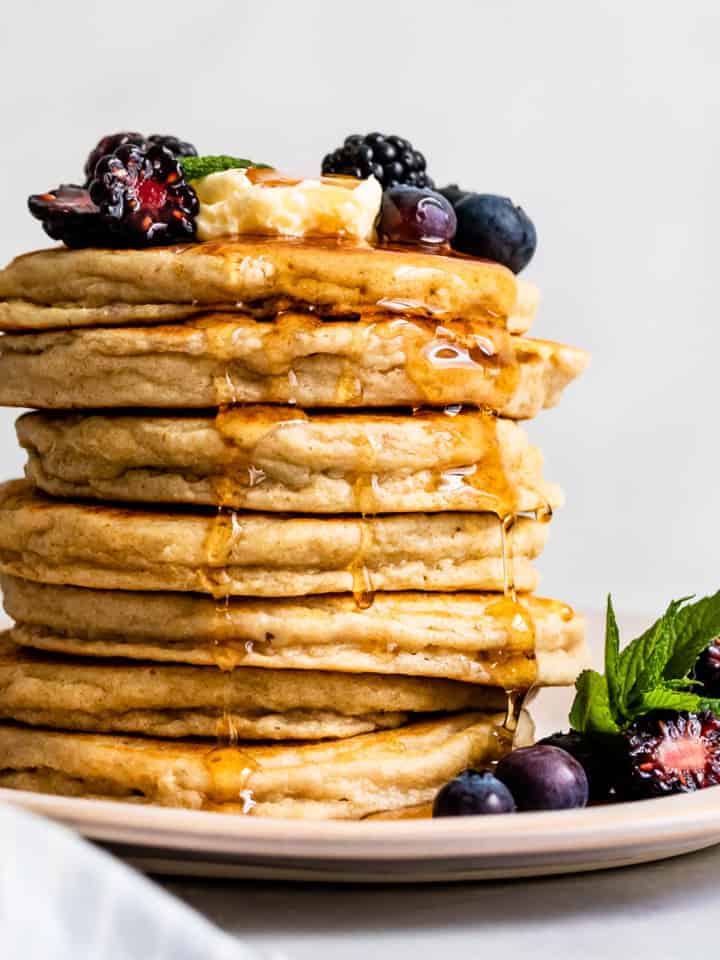 Stack of Fluffy Gluten-Free Pancakes