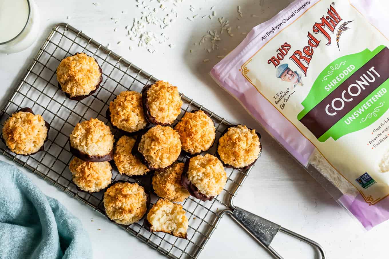 Coconut Macaroons with Unsweetened Coconut