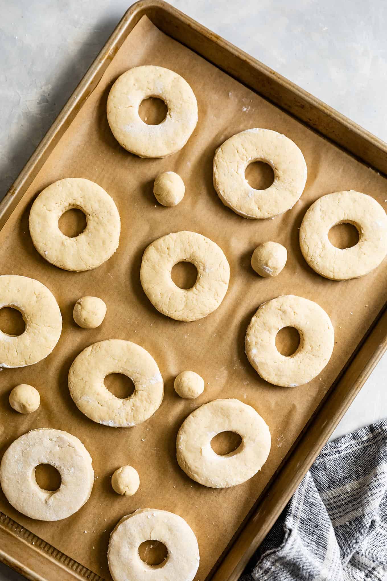 Rising gluten-free yeast donuts