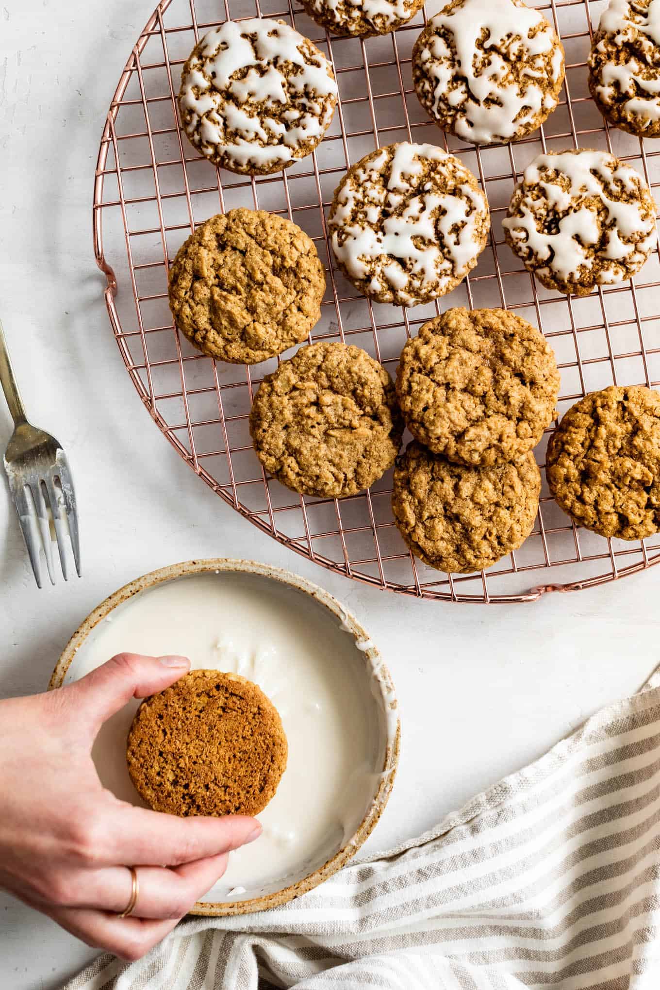 Gluten-Free Mother's Iced Oatmeal Cookies