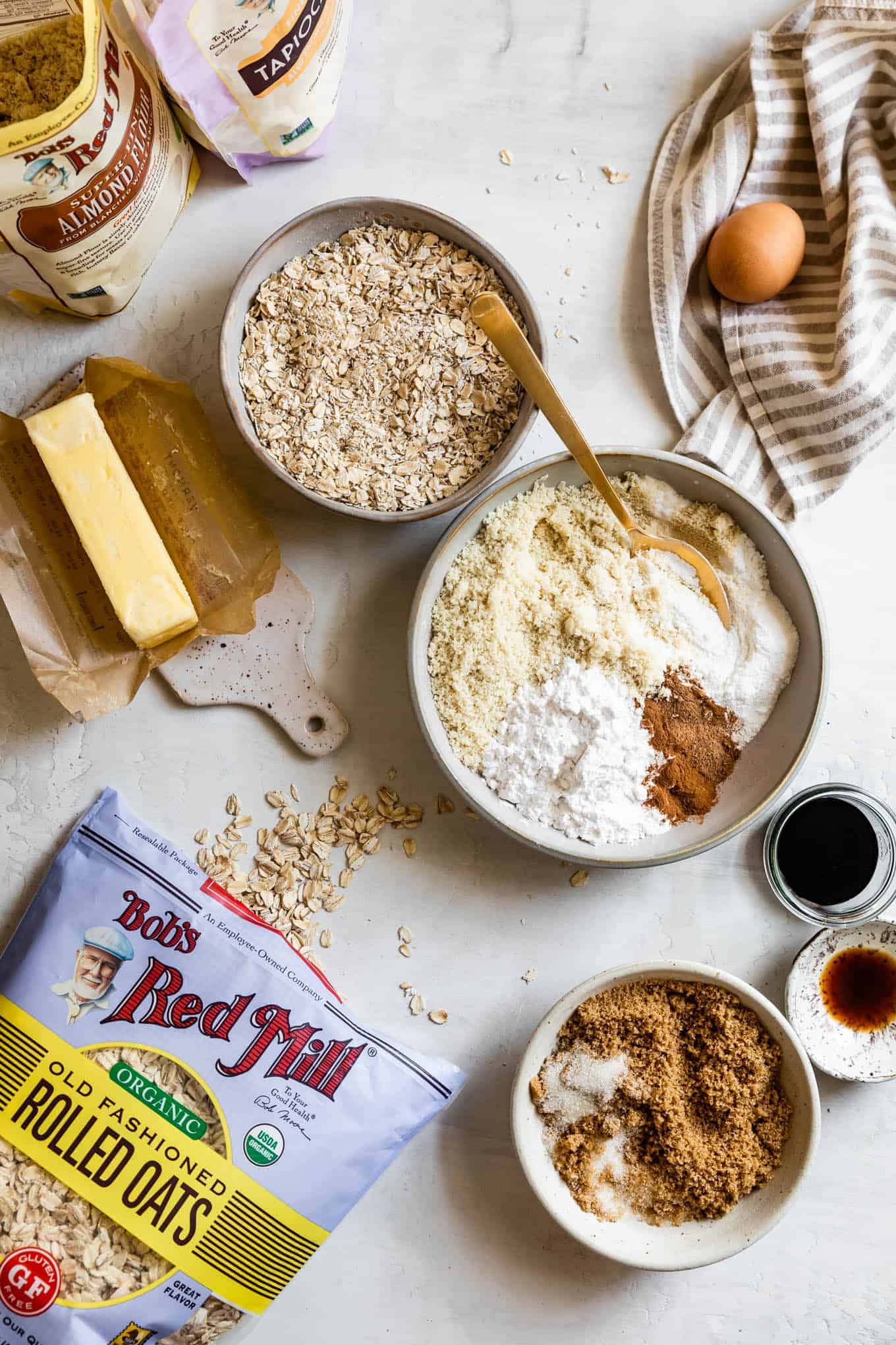 Gluten-Free Oatmeal Cookies Almond Flour Blend