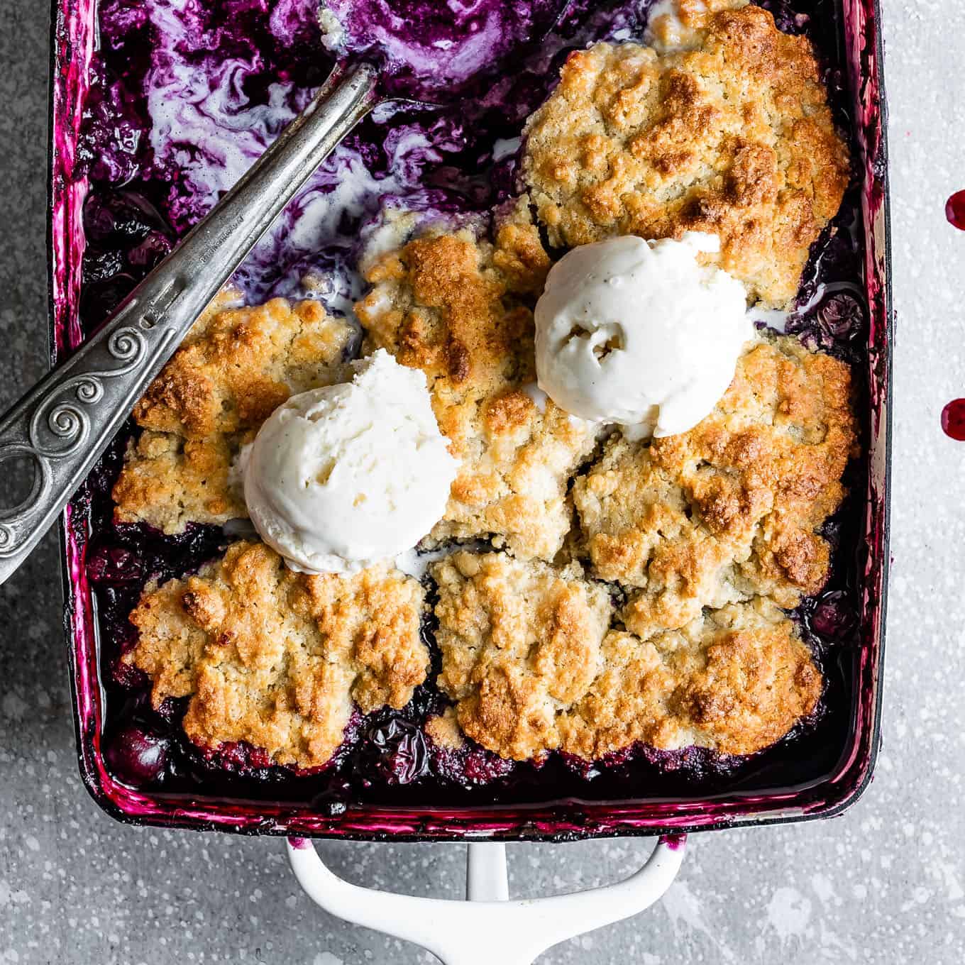 Gluten-Free Blueberry Cobbler