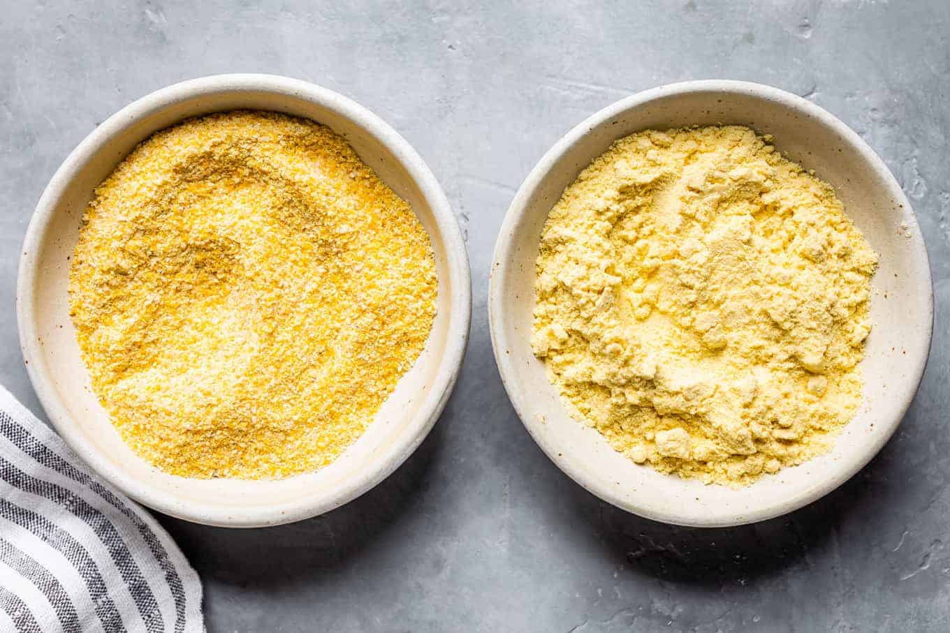 Corn Flour versus Corn Meal