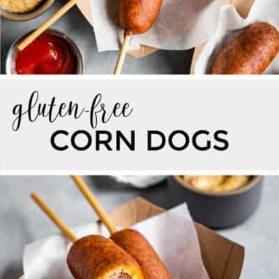 Homemade Gluten-Free Corn Dogs Bite