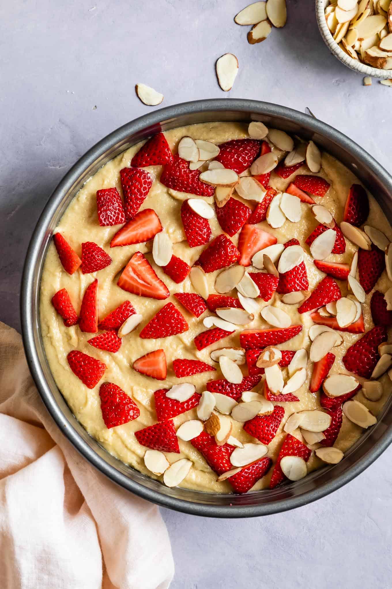 Strawberry Almond Cake