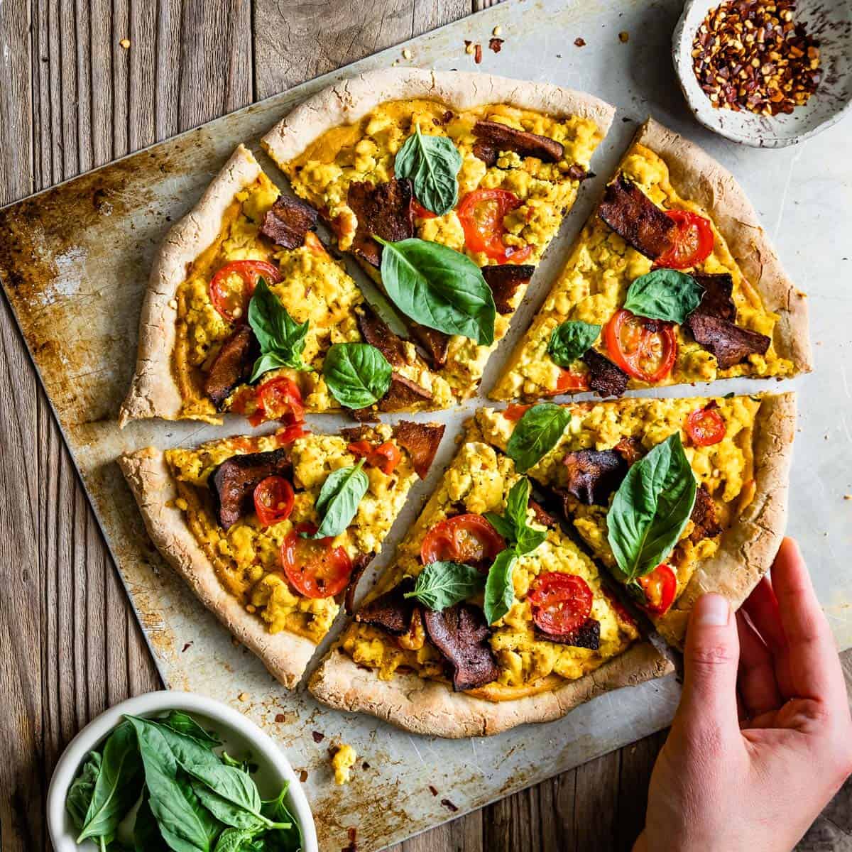 Vegan Breakfast Pizza