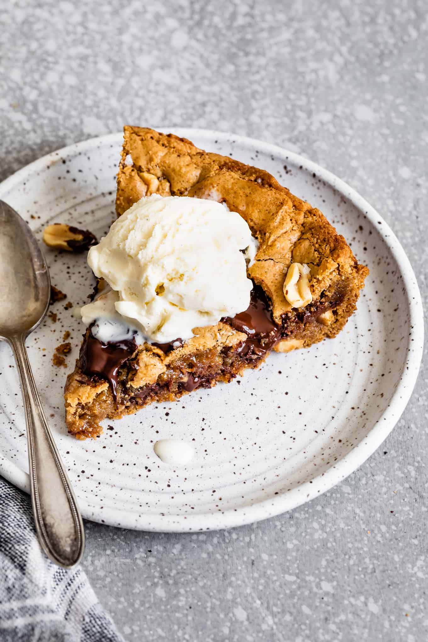 Slice of Gluten-Free Skillet Cookie