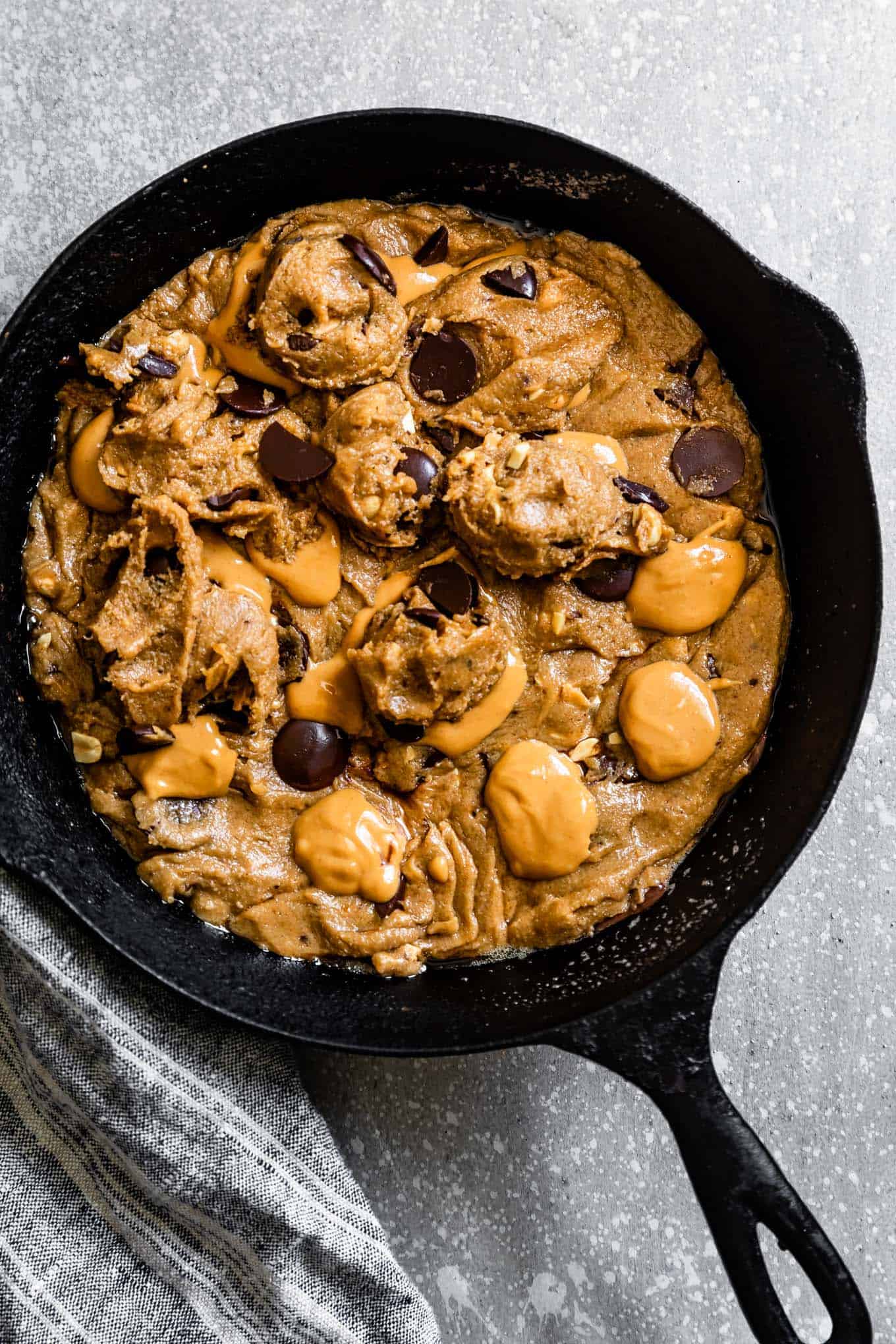 Peanut Butter Gluten-Free Skillet Cookie