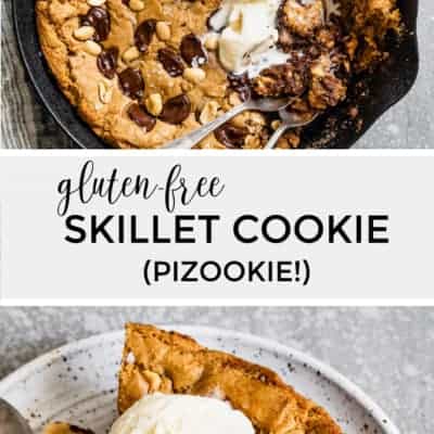 Gluten-Free Skillet Cookie Pizookie