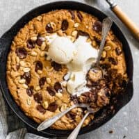 Gluten-Free Skillet Cookie Pizookie