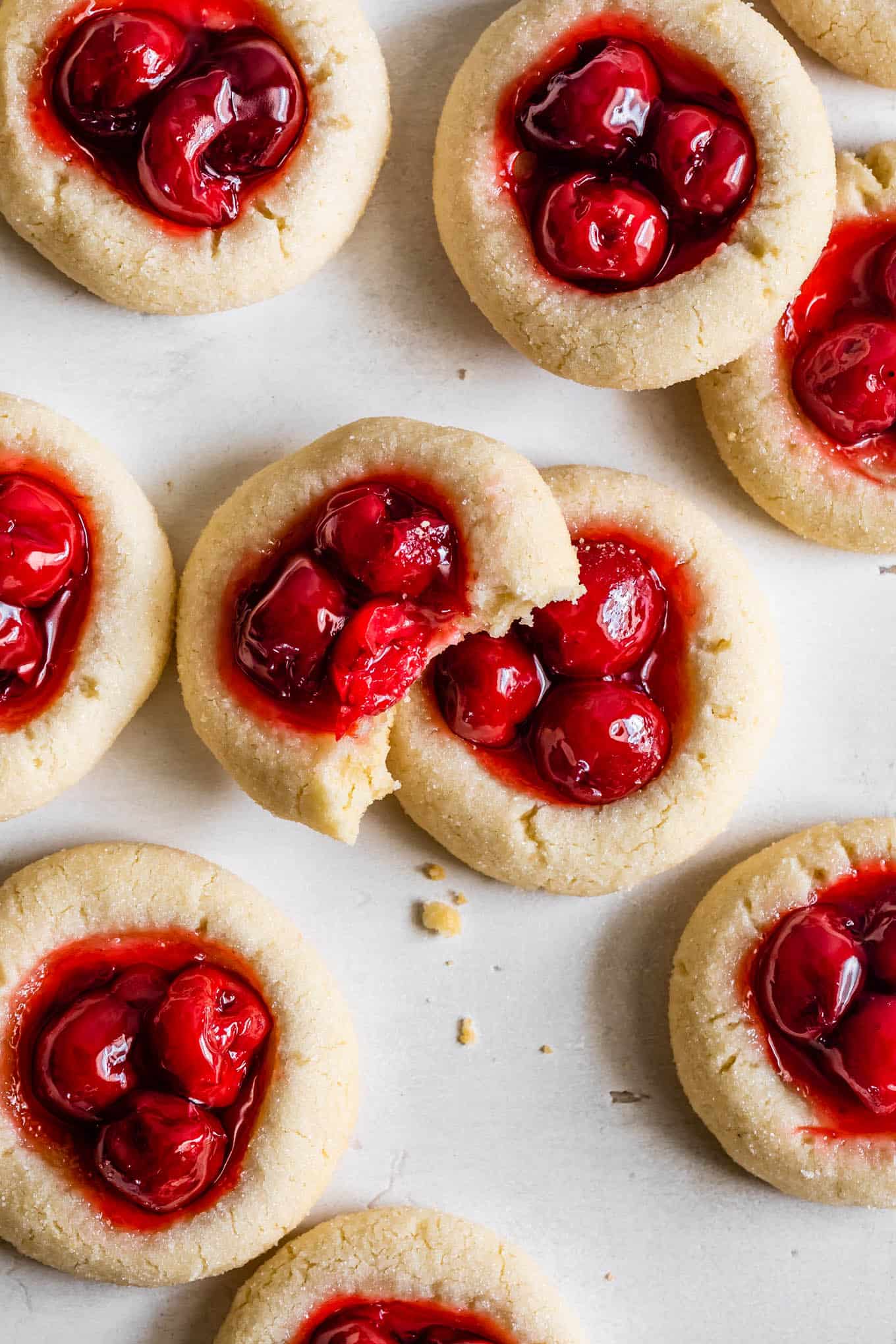 Bite of Gluten-Free Cherry Pie Sugar Cookies