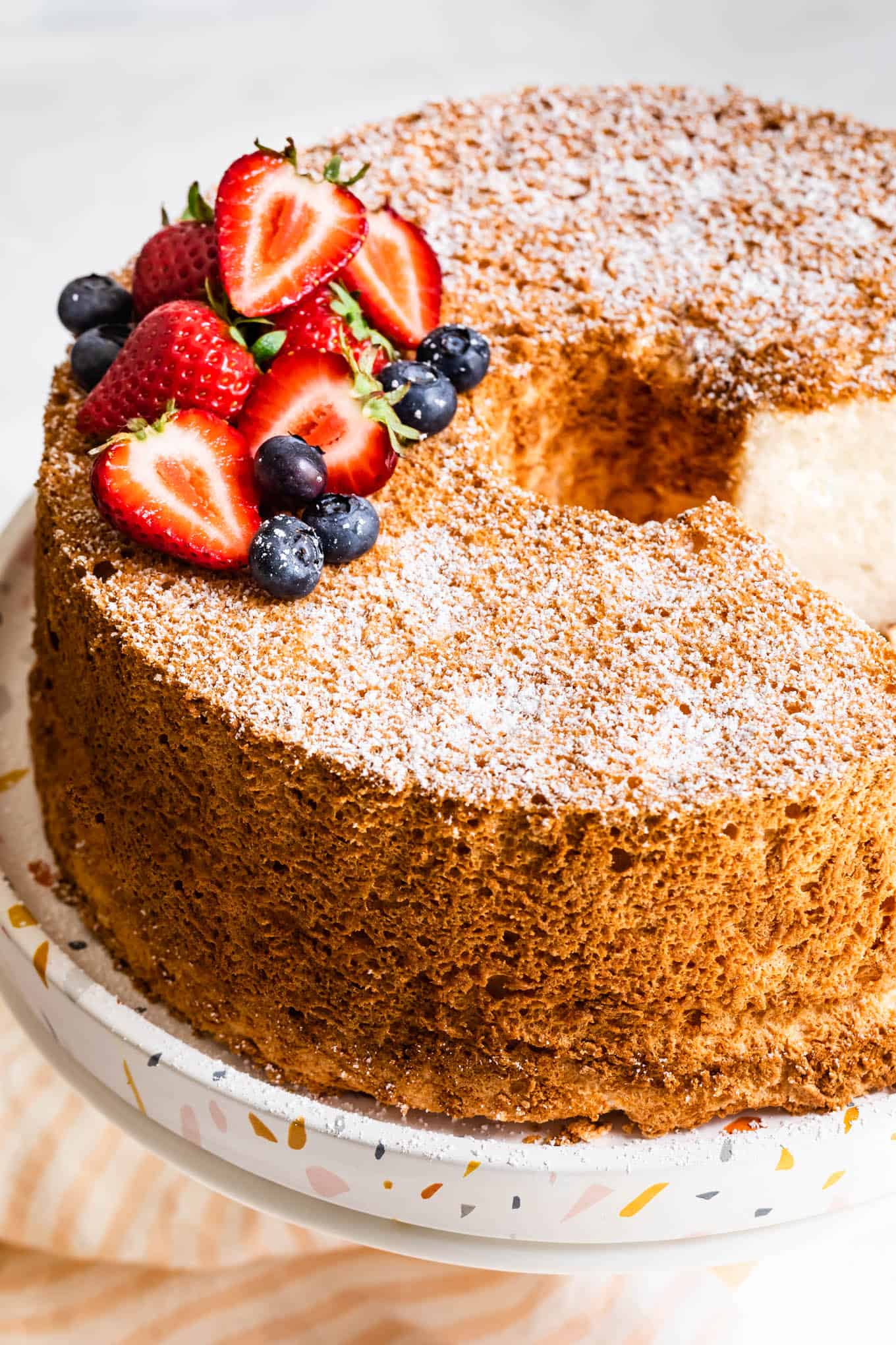 Angel Food Cake with Fresh Berries