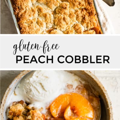 Gluten-Free Peach Cobbler