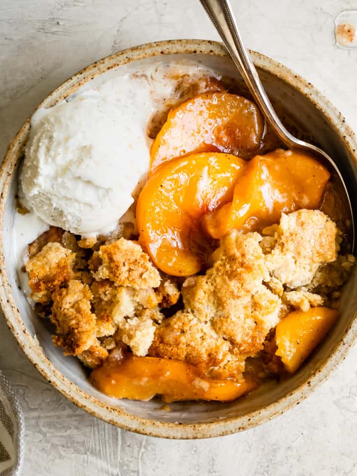 Gluten-Free Peach Cobbler