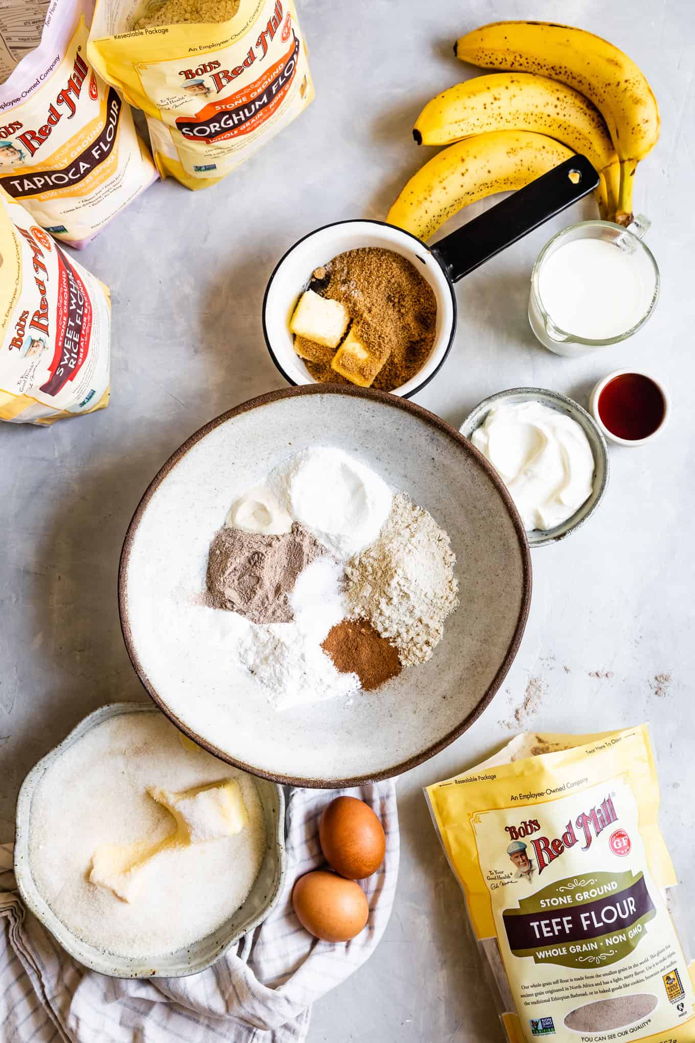 Ingredients for Gluten-Free Cake