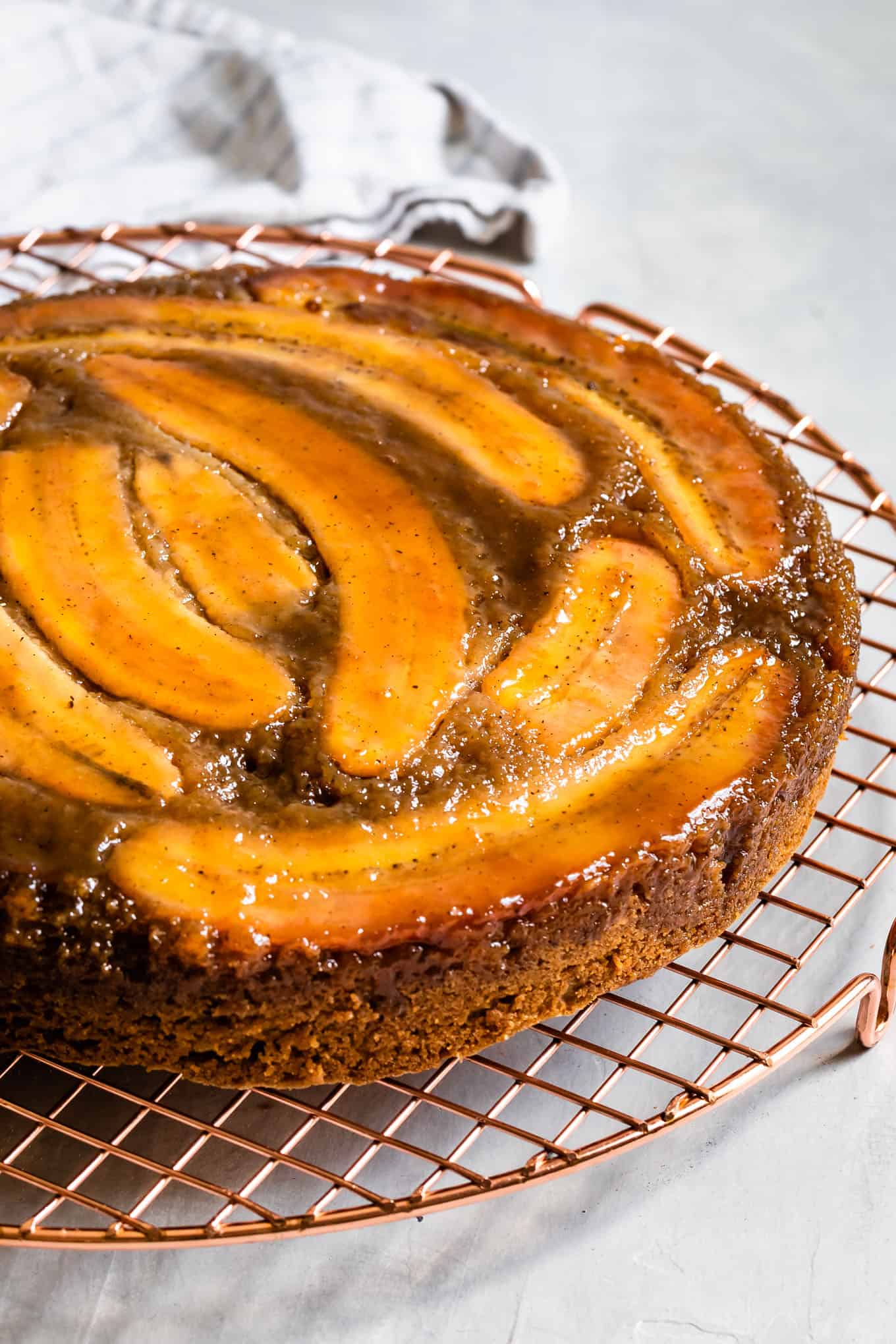 Caramelized Banana Upside-Down Cake