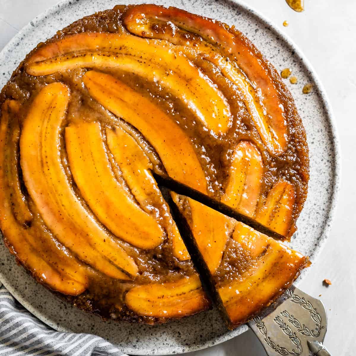 Gluten-Free Banana Upside-Down Cake