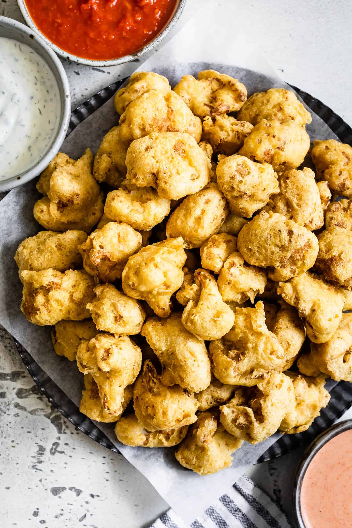 Gluten-Free Tempura Fried Cauliflower