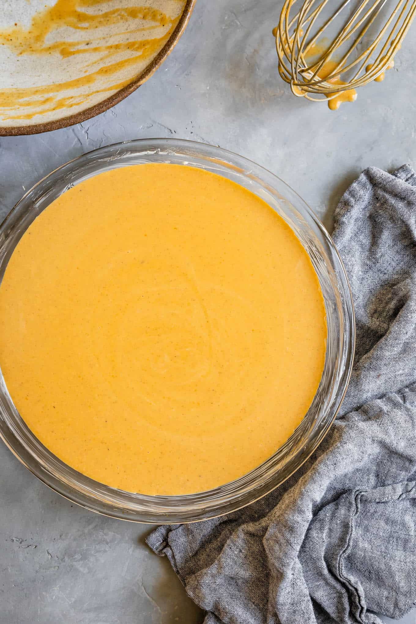 Unbaked Crustless Pumpkin Pie