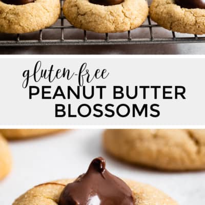 Gluten-Free Peanut Butter Blossoms Cookie Dough