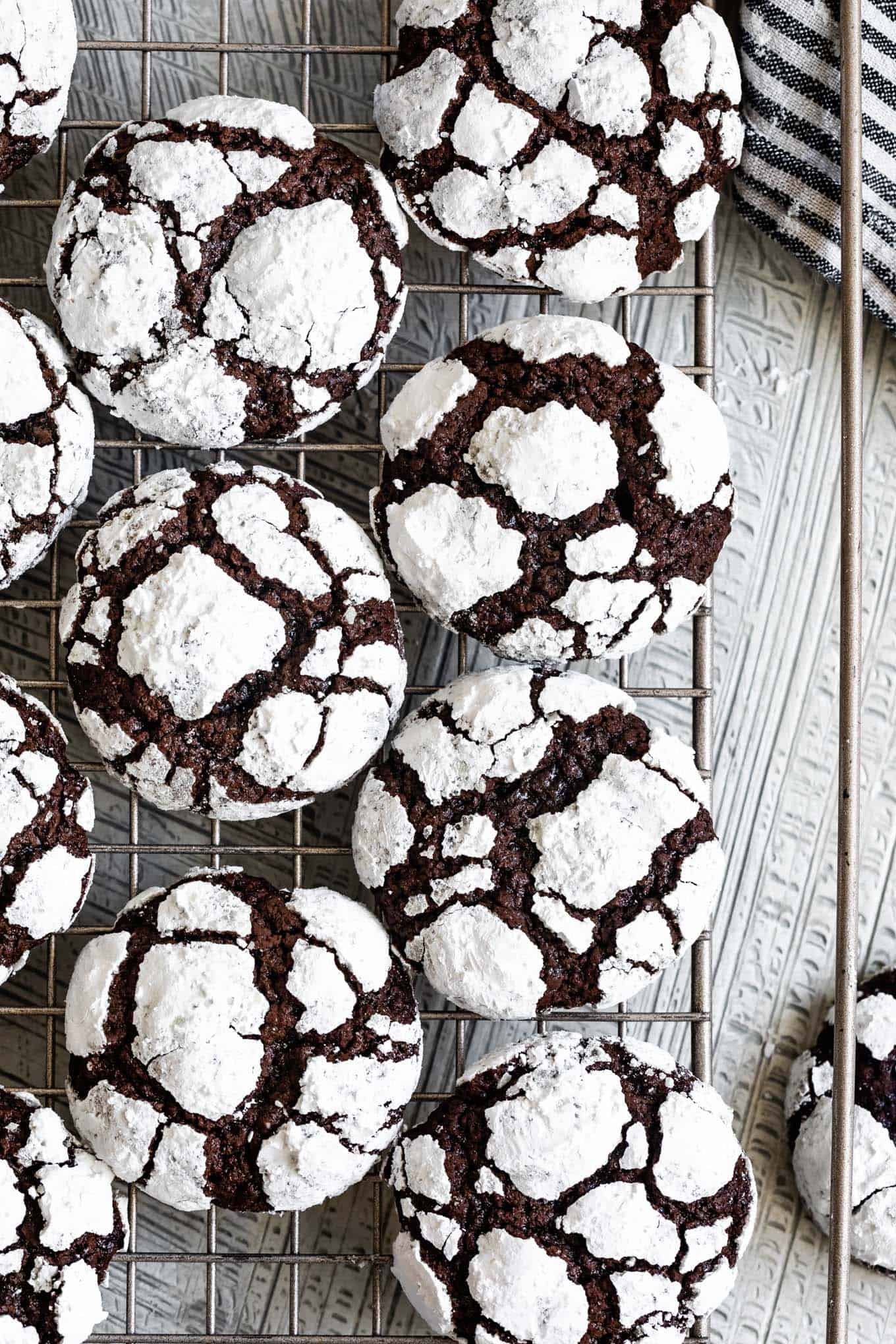 Gluten-Free Chocolate Crinkle Cookies