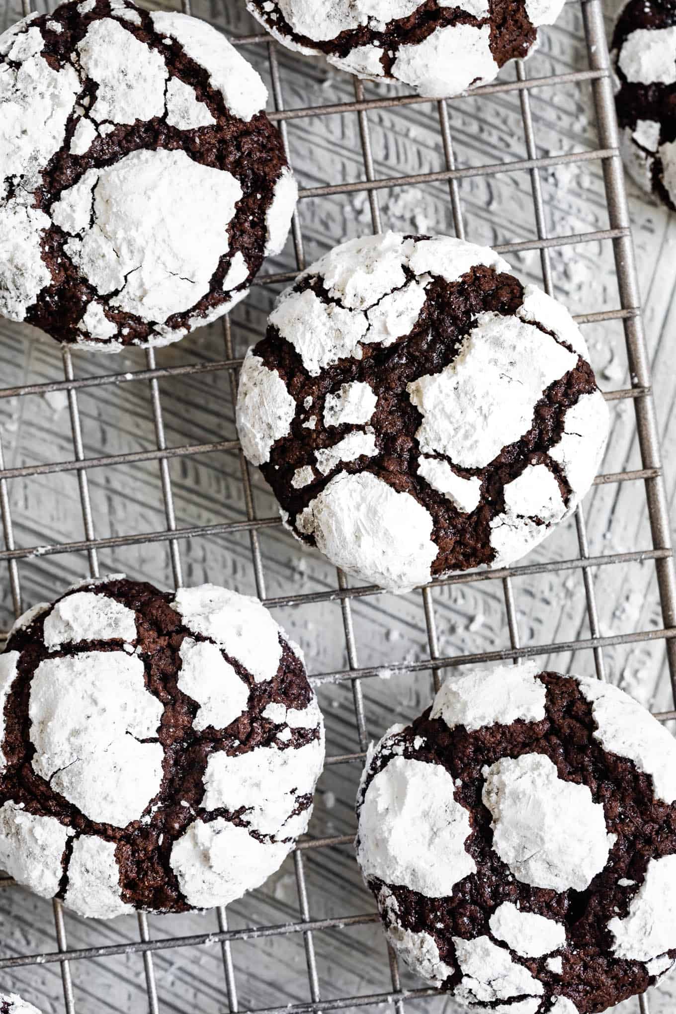 Chewy Gluten-Free Chocolate Crinkle Cookies