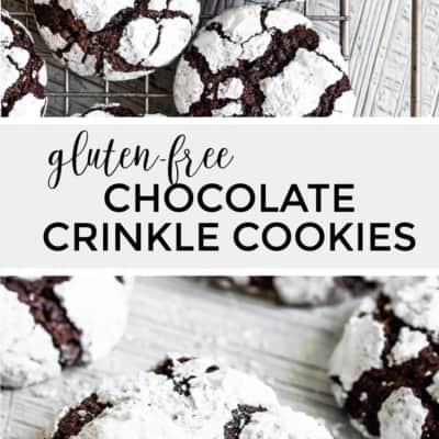 Gluten-Free Chocolate Crinkle Cookies