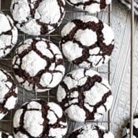 Gluten-Free Chocolate Crinkle Cookies