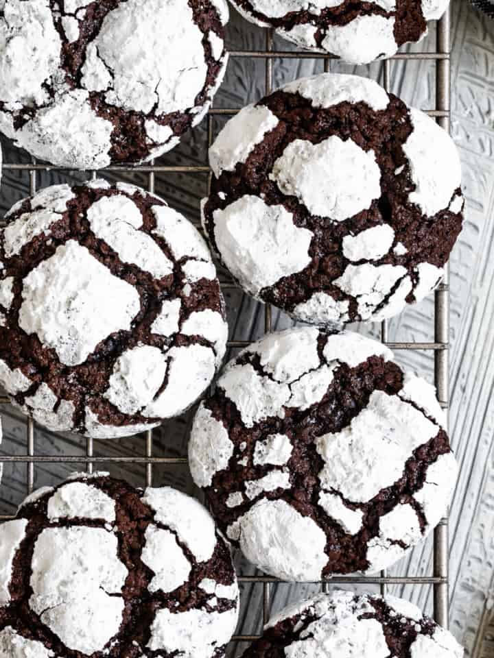 Gluten-Free Chocolate Crinkle Cookies