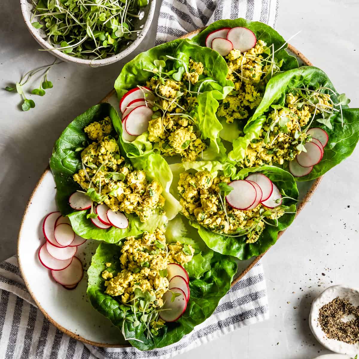 Tofu Lettuce Wraps